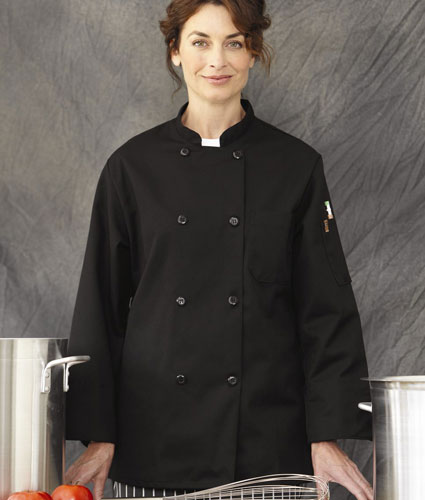 Chef Designs Black Traditional Chef Coat