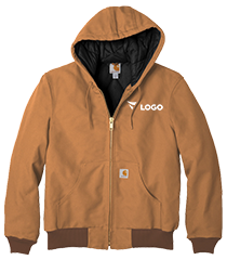 Custom Carhartt® Duck Active Jacket with Quilted Flannel Mens