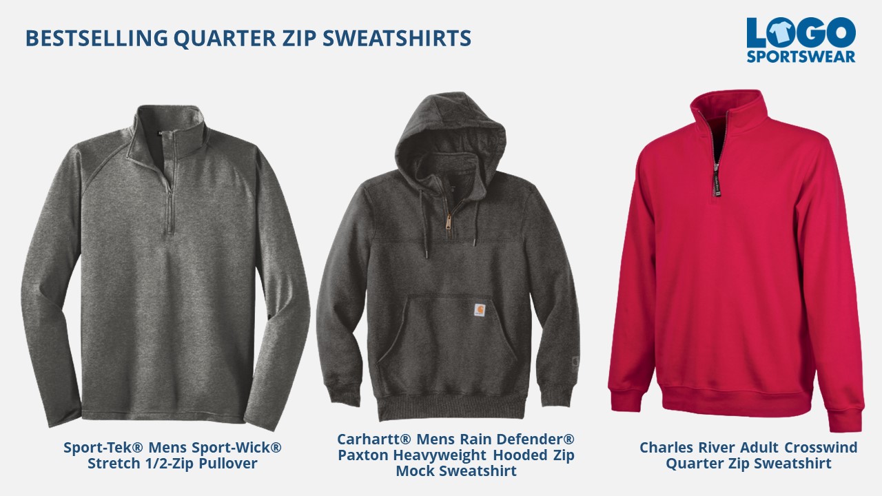 Bestselling Quarter Zip Sweatshirts