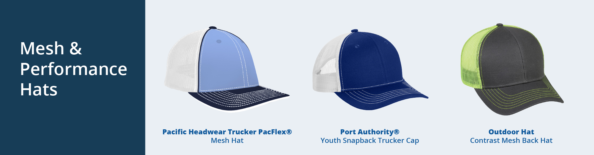 Mesh and Performance Hats