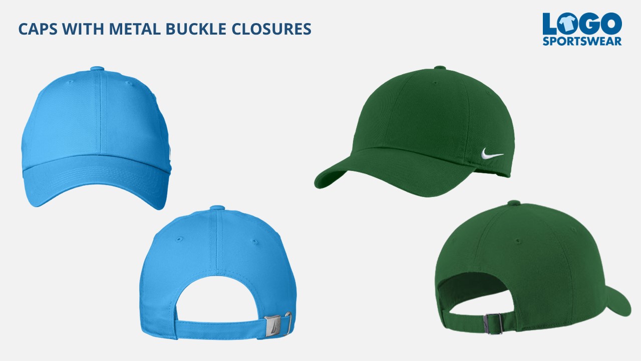 Hats with Metal Buckle Closures