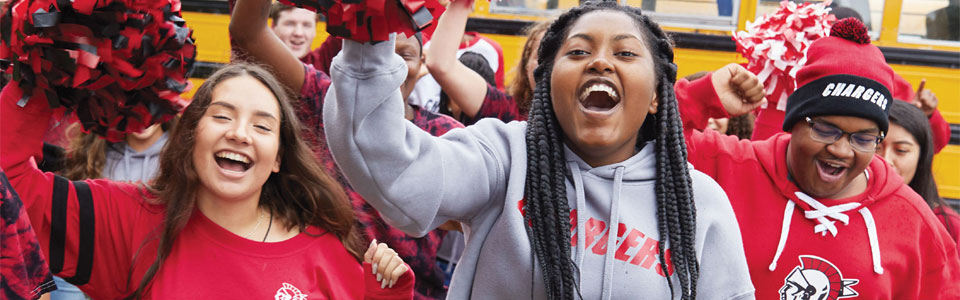 High School in custom team spirit wear